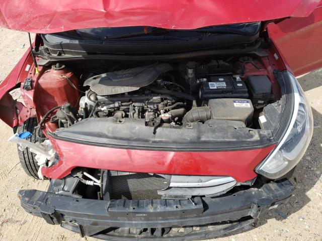 KMHCT4AEXHU213348 - 2017 HYUNDAI ACCENT SE RED photo 11