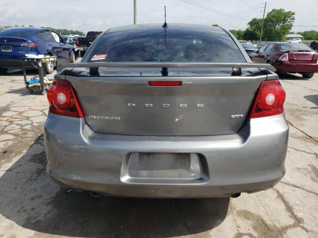 1C3CDZEG6CN313528 - 2012 DODGE AVENGER SXT GRAY photo 6