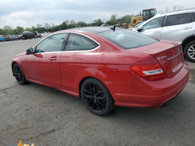 WDDGJ8JB9FG368323 - 2015 MERCEDES-BENZ C 350 4MATIC RED photo 2