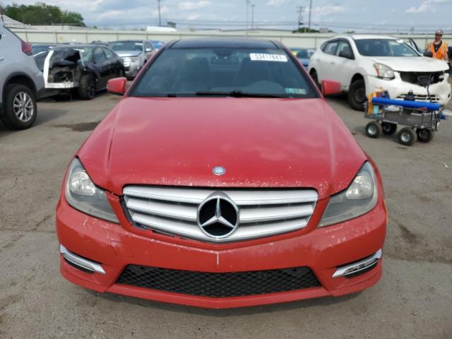 WDDGJ8JB9FG368323 - 2015 MERCEDES-BENZ C 350 4MATIC RED photo 5