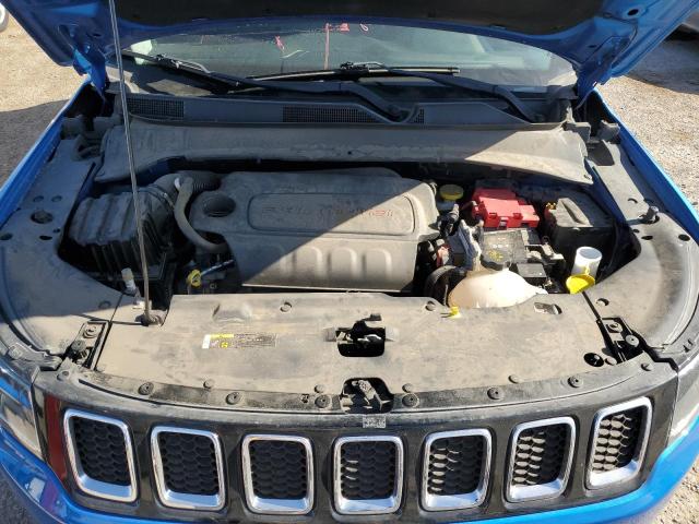 3C4NJCAB8KT618628 - 2019 JEEP COMPASS SPORT BLUE photo 12