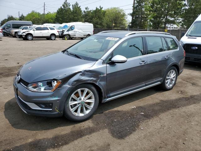 3VWM17AU4HM535105 - 2017 VOLKSWAGEN GOLF ALLTR S GRAY photo 1