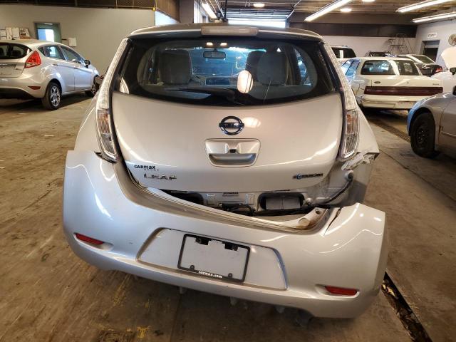 JN1AZ0CP6CT020729 - 2012 NISSAN LEAF SV SILVER photo 6