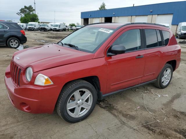 1J8FT47W38D783704 - 2008 JEEP COMPASS SPORT RED photo 1