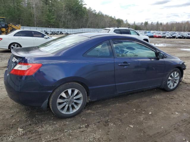 2HGFG12839H514997 - 2009 HONDA CIVIC EX BLUE photo 3