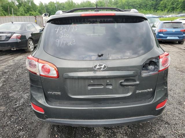 5NMSH4AG0AH364490 - 2010 HYUNDAI SANTA FE SE GRAY photo 6