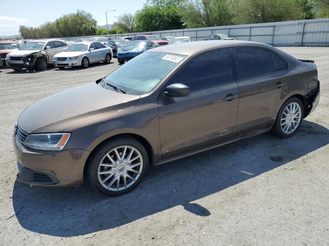 3VW2K7AJ6EM257135 - 2014 VOLKSWAGEN JETTA BASE 棕色 照片 1