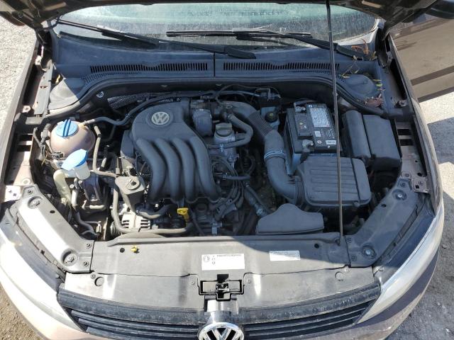3VW2K7AJ6EM257135 - 2014 VOLKSWAGEN JETTA BASE 棕色 照片 11