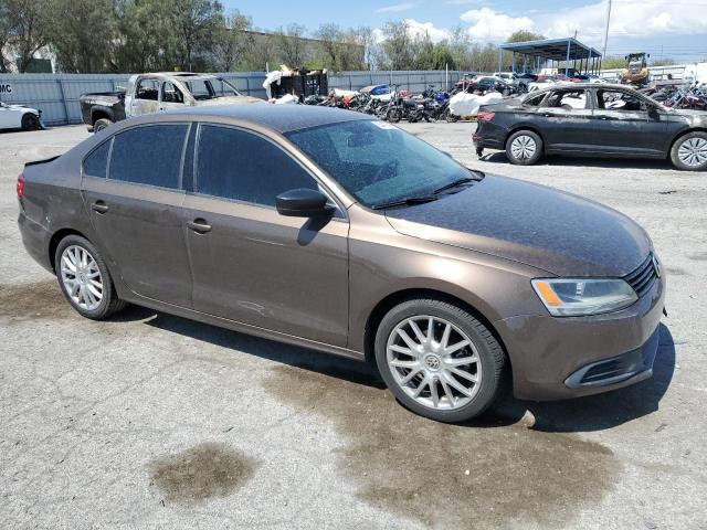 3VW2K7AJ6EM257135 - 2014 VOLKSWAGEN JETTA BASE 棕色 照片 4