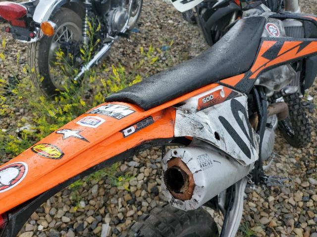 VBKEXL40XJM415011 - 2018 KTM 500 EXC-F ORANGE photo 6