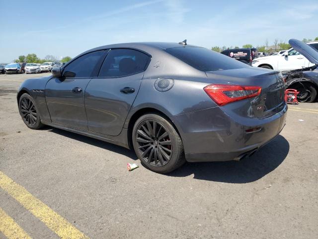 ZAM57RTA2F1154069 - 2015 MASERATI GHIBLI S GRAY photo 2