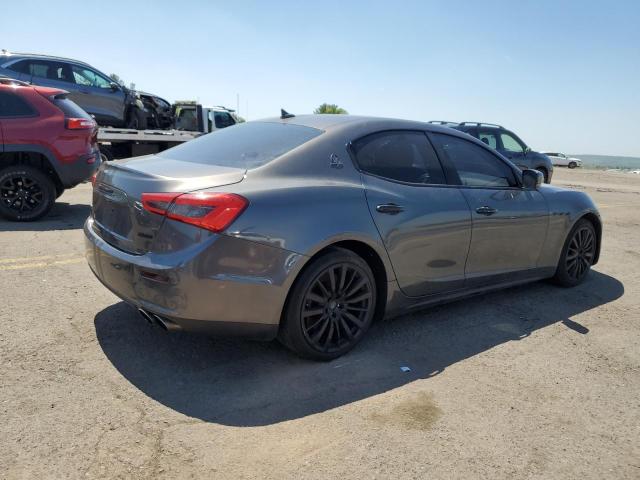 ZAM57RTA2F1154069 - 2015 MASERATI GHIBLI S GRAY photo 3