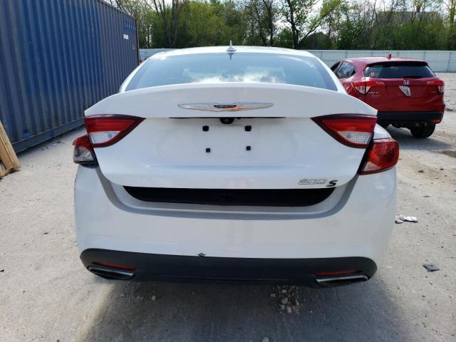 1C3CCCBB6FN646955 - 2015 CHRYSLER 200 S WHITE photo 6
