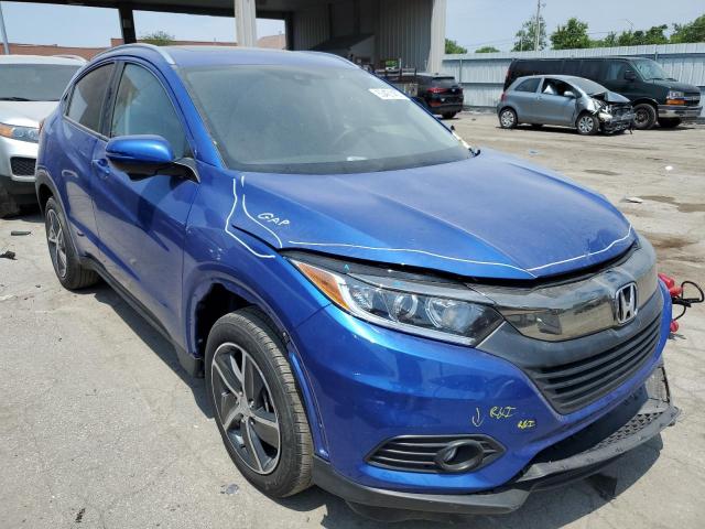 3CZRU6H76NM728260 - 2022 HONDA HR-V EXL BLUE photo 4