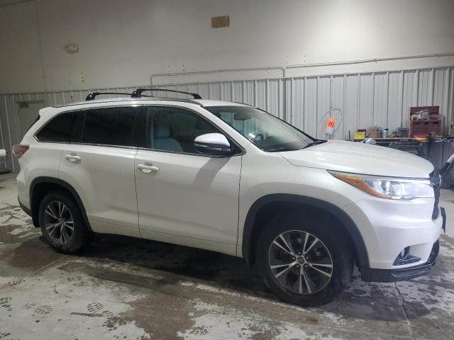 5TDJKRFH2GS233305 - 2016 TOYOTA HIGHLANDER XLE 白色 照片 4