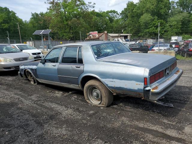 1G1BN51H8HX186376 - 1987 CHEVROLET CAPRICE CLASSIC BLUE photo 2