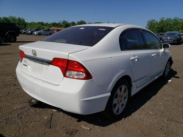 2HGFA16599H351855 - 2009 HONDA CIVIC LX WHITE photo 3