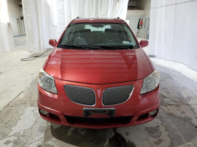 5Y2SL65816Z445563 - 2006 PONTIAC VIBE RED photo 5