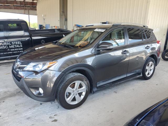 2T3WFREV7DW073174 - 2013 TOYOTA RAV4 XLE GRAY photo 1