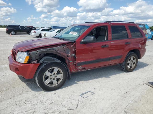 1J4GS48K16C224949 - 2006 JEEP GRAND CHER LAREDO RED photo 1