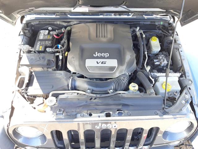 1C4BJWFG1HL511224 - 2017 JEEP WRANGLER RUBICON GRAY photo 7