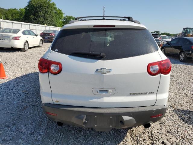 1GNLVHED9AS118618 - 2010 CHEVROLET TRAVERSE LTZ WHITE photo 6