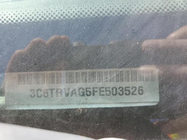 3C6TRVAG5FE503526 - 2015 RAM PROMASTER 1500 STANDARD WHITE photo 13