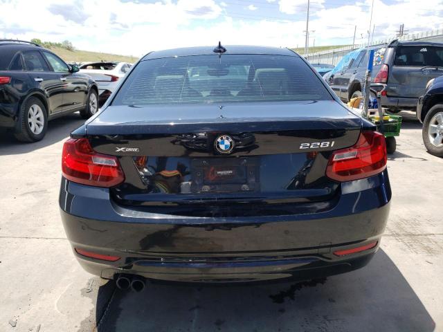 WBA1F7C5XFV367399 - 2015 BMW 228 XI BLACK photo 6