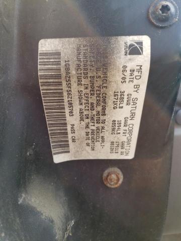 1G8AZ55F56Z105703 - 2006 SATURN ION LEVEL 2 BLACK photo 12