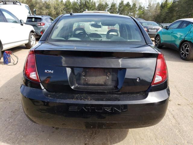 1G8AZ55F56Z105703 - 2006 SATURN ION LEVEL 2 BLACK photo 6