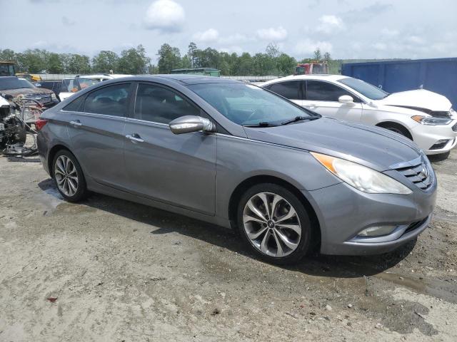 5NPEC4AB2DH715388 - 2013 HYUNDAI SONATA SE GRAY photo 4