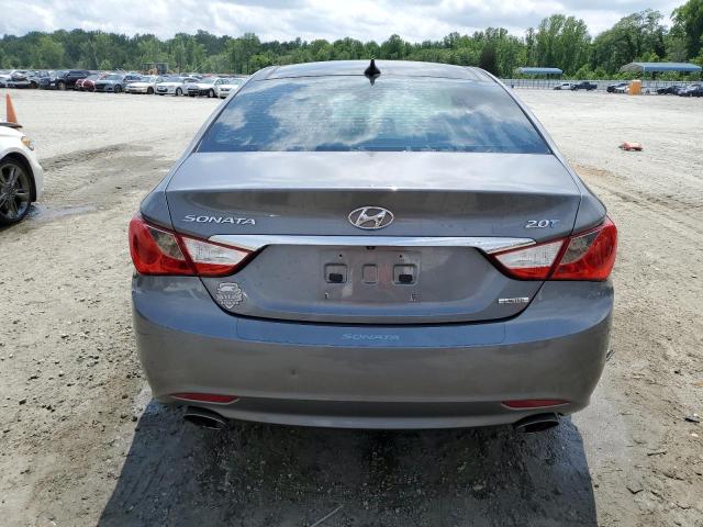 5NPEC4AB2DH715388 - 2013 HYUNDAI SONATA SE GRAY photo 6