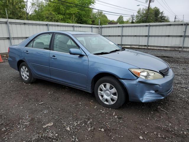 4T1BE32KX4U867121 - 2004 TOYOTA CAMRY LE BLUE photo 4