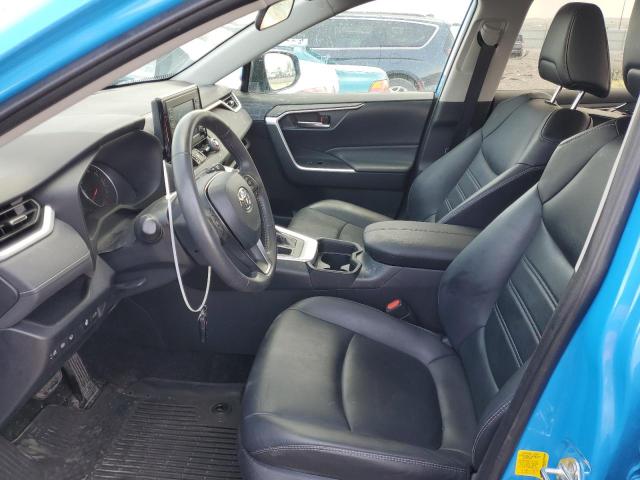 2T3A1RFVXKW071813 - 2019 TOYOTA RAV4 XLE PREMIUM BLUE photo 7