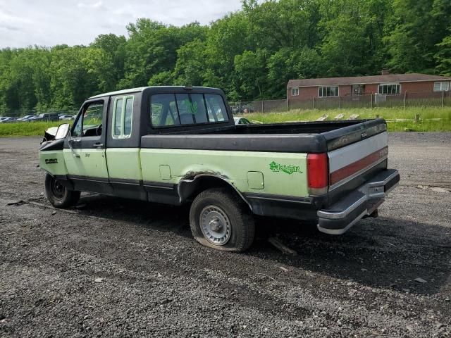 1FTEX15N4KKB07491 - 1989 FORD F150 BLACK photo 2