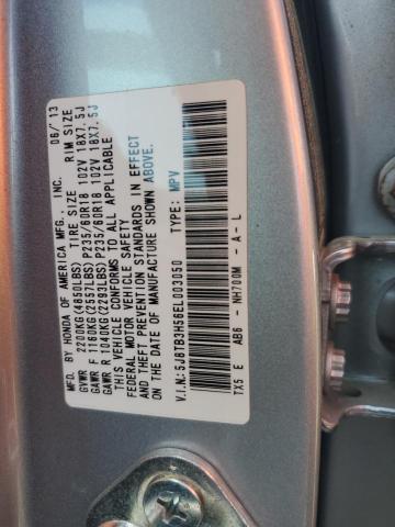 5J8TB3H56EL003050 - 2014 ACURA RDX TECHNOLOGY SILVER photo 13