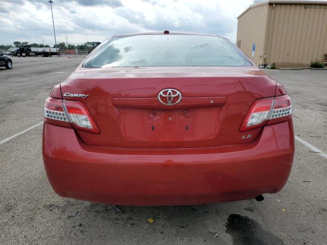 4T4BF3EK2BR116459 - 2011 TOYOTA CAMRY BASE RED photo 6