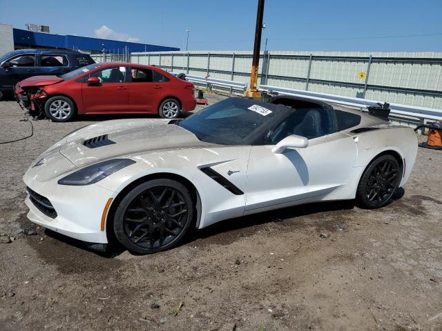 1G1YB2D77K5117170 - 2019 CHEVROLET CORVETTE STINGRAY 1LT WHITE photo 1