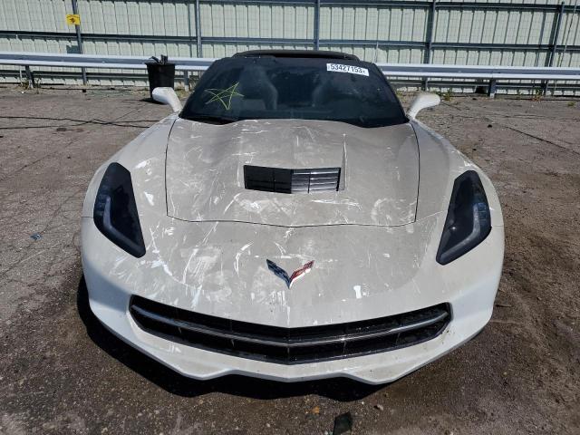 1G1YB2D77K5117170 - 2019 CHEVROLET CORVETTE STINGRAY 1LT WHITE photo 5