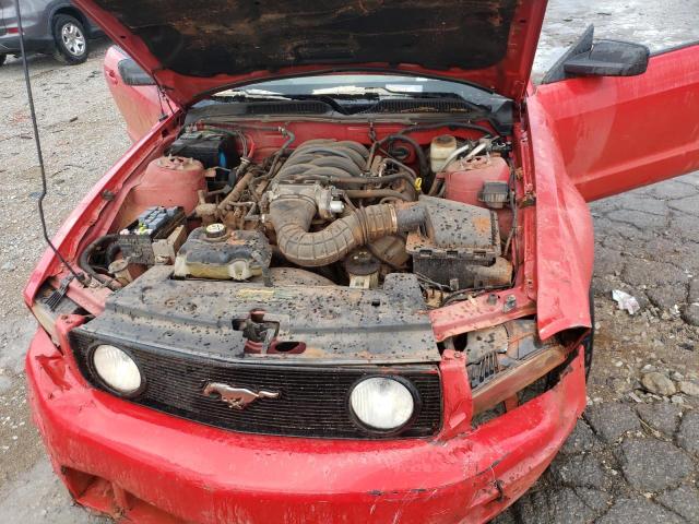 1ZVFT82H775242426 - 2007 FORD MUSTANG GT RED photo 7