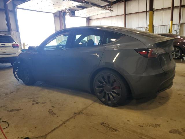 7SAYGDEFXPF852082 - 2023 TESLA MODEL Y GRAY photo 2