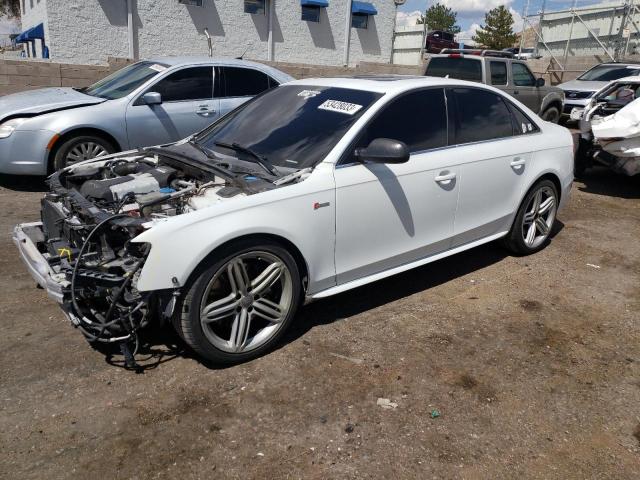 WAUBGAFL2DA097338 - 2013 AUDI S4 PREMIUM PLUS WHITE photo 1