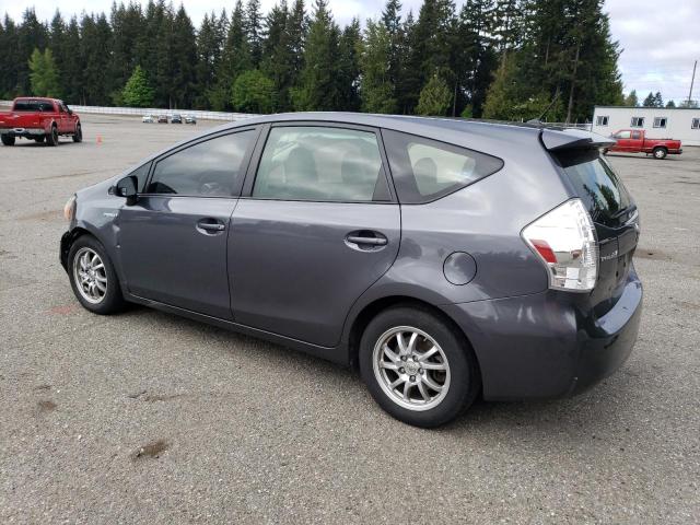 JTDZN3EU9C3131517 - 2012 TOYOTA PRIUS V GRAY photo 2