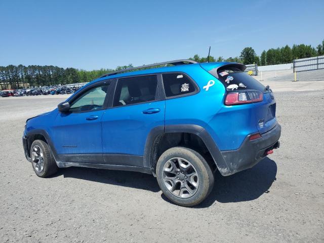 1C4PJMBXXKD309306 - 2019 JEEP CHEROKEE TRAILHAWK BLUE photo 2