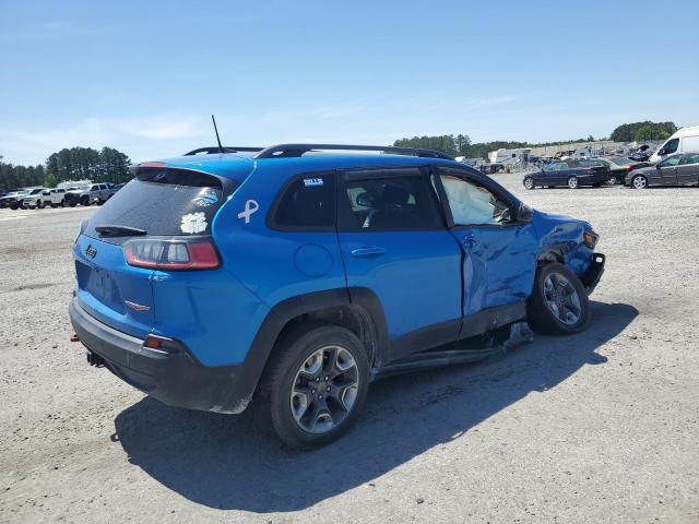 1C4PJMBXXKD309306 - 2019 JEEP CHEROKEE TRAILHAWK BLUE photo 3