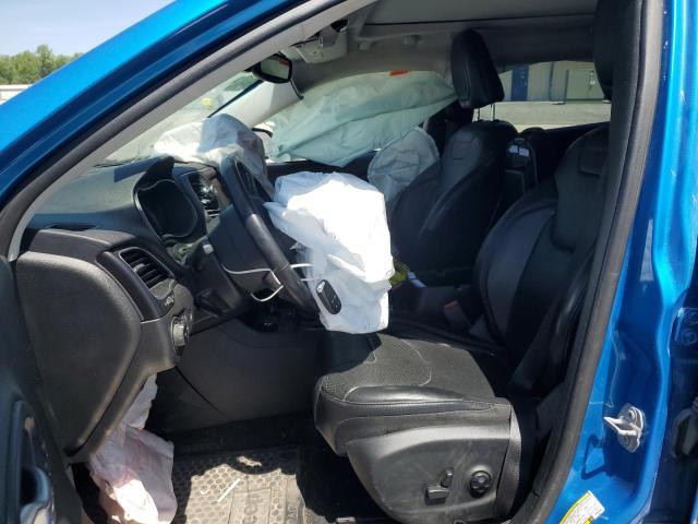 1C4PJMBXXKD309306 - 2019 JEEP CHEROKEE TRAILHAWK BLUE photo 7