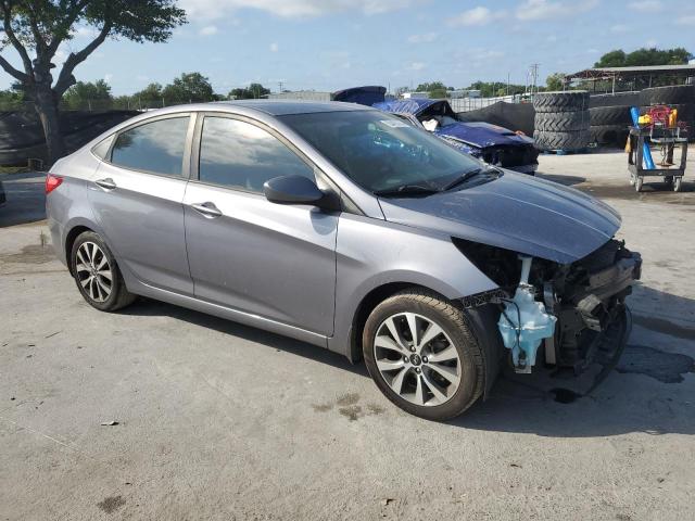KMHCT4AE0HU331179 - 2017 HYUNDAI ACCENT SE GRAY photo 4