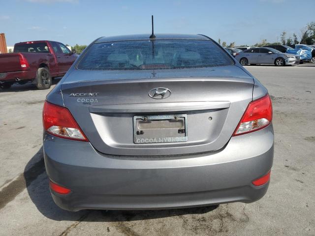 KMHCT4AE0HU331179 - 2017 HYUNDAI ACCENT SE GRAY photo 6