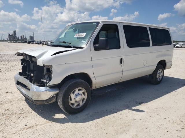 1FBNE3BL0CDB00004 - 2012 FORD ECONOLINE E350 SUPER DUTY WAGON WHITE photo 1