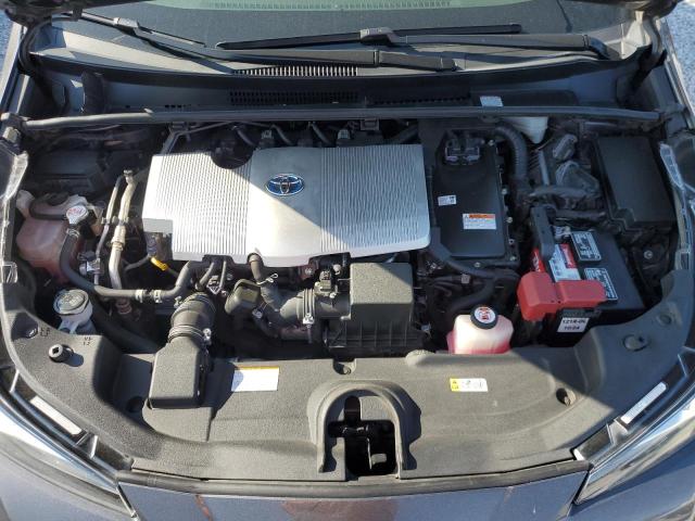 JTDKAMFU6N3173213 - 2022 TOYOTA PRIUS NIGHT SHADE Темно-сірий фото 11